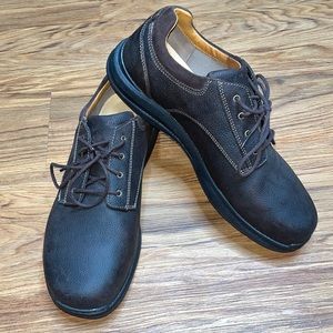 L.L. Bean Mens Casual Leather Shoe Size 11 Wide